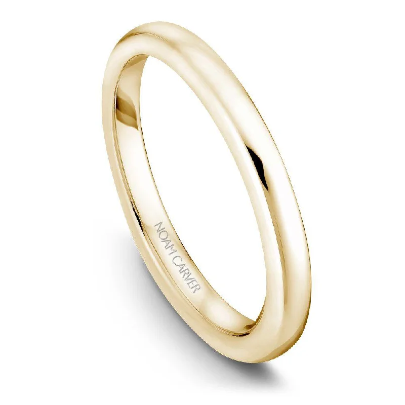 Polished Traditional Wedding Band 14K Yellow Gold 897B