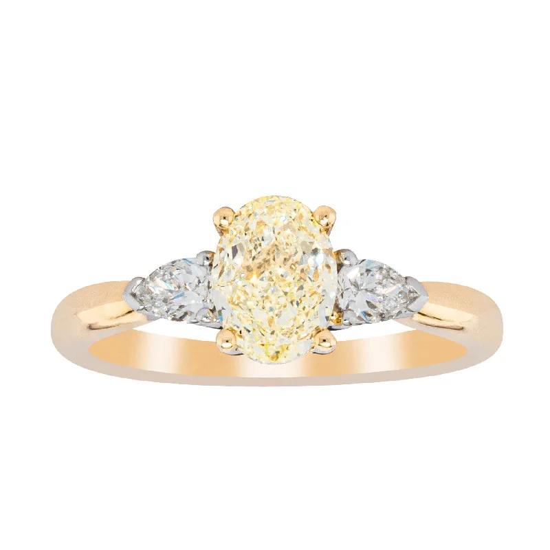 18ct Yellow Gold 1.21ct Yellow Diamond Ayla Ring