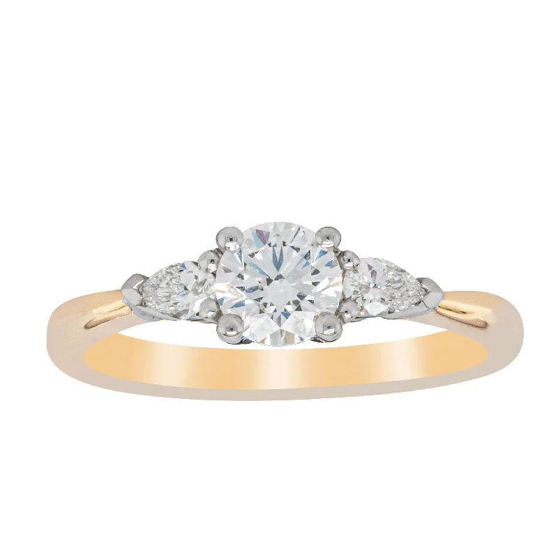 18ct Yellow Gold .52ct Diamond Ayla Ring