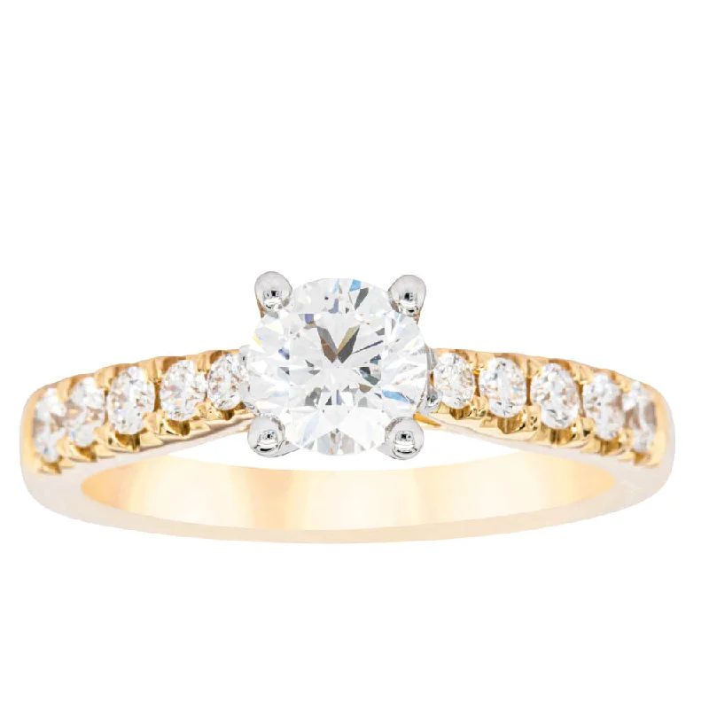 18ct Yellow Gold .72ct Diamond Phoenix Ring