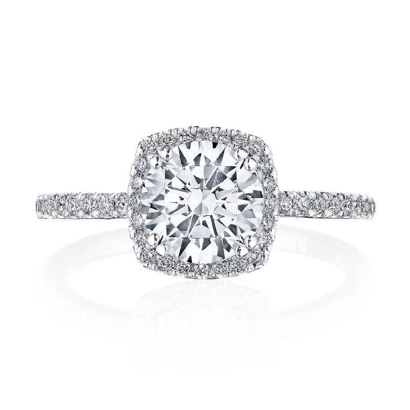 Cushion Bloom Engagement Ring