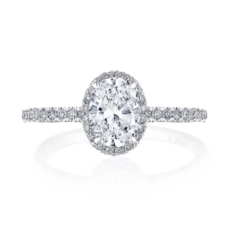 Oval Bloom Engagement Ring