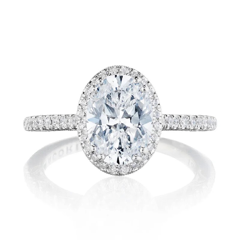 Oval Bloom Engagement Ring