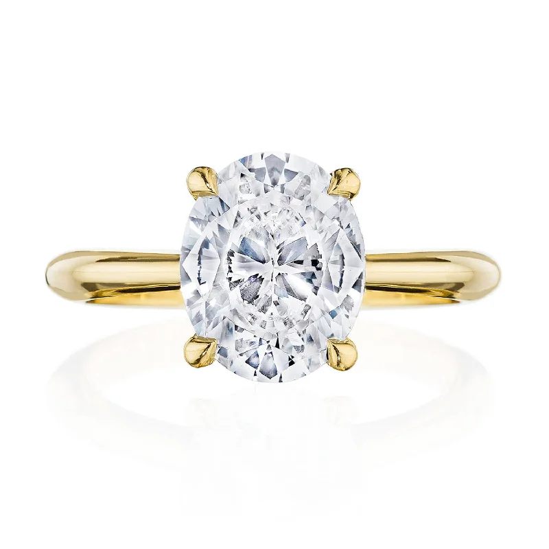 Oval Solitaire Engagement Ring