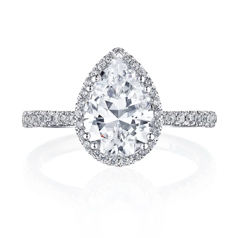 Pear Bloom Engagement Ring