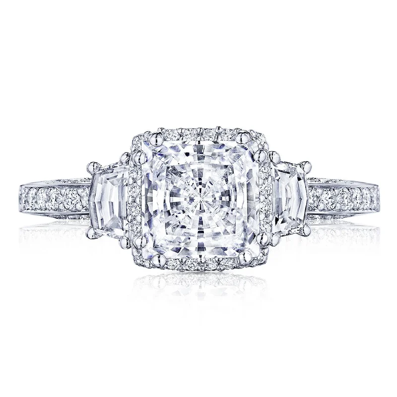 Princess 3-Stone Engagement Ring