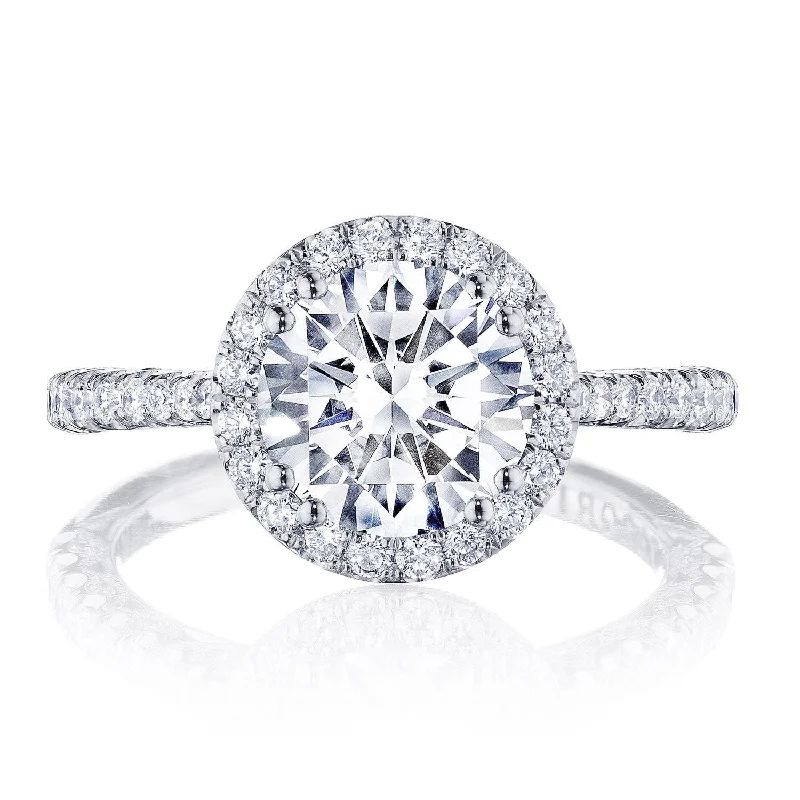 Round Bloom Engagement Ring