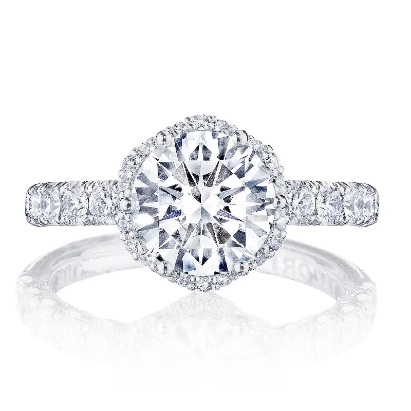 Round Bloom Engagement Ring