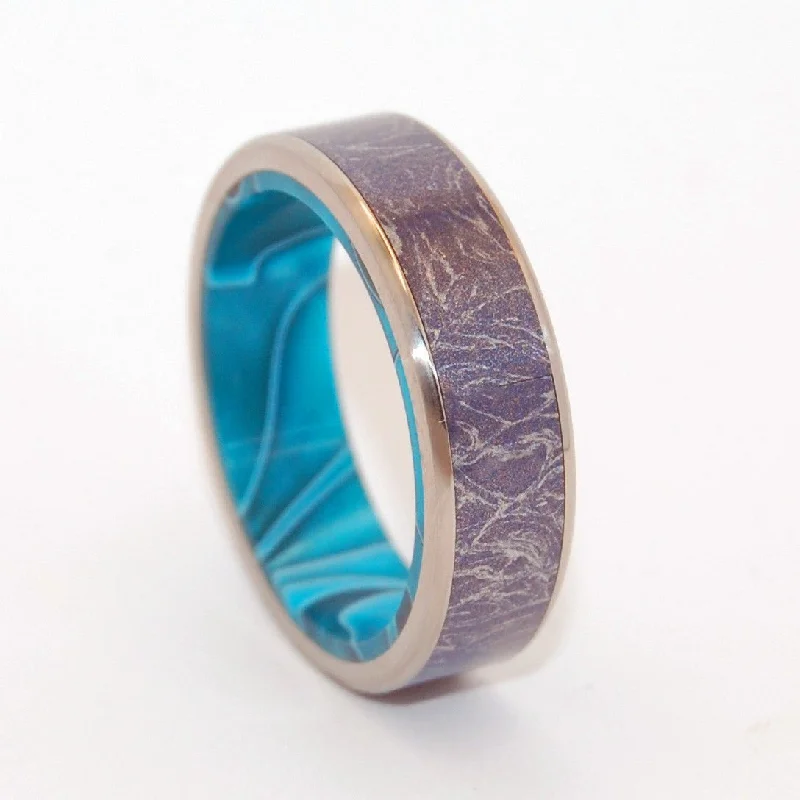 Amortentia | Men's Meteorite, Mokume Gane & Titanium Wedding Ring