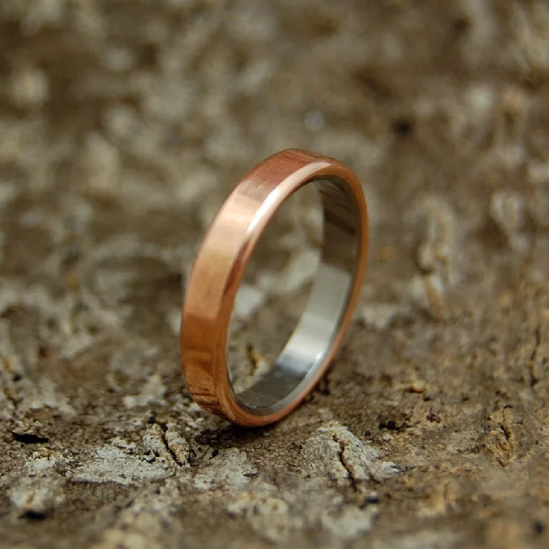 Boston Copper | Men's Copper & Titanium Wedding Ring