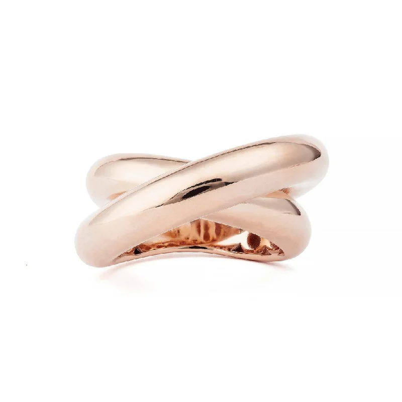 Infinity Loop Big 18K Rosegold Ring