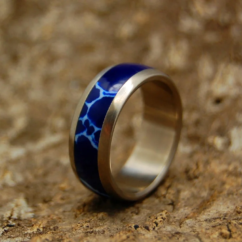 Every Drop Of Cobalt | Men's Stone & Cobalt Wedding Ring