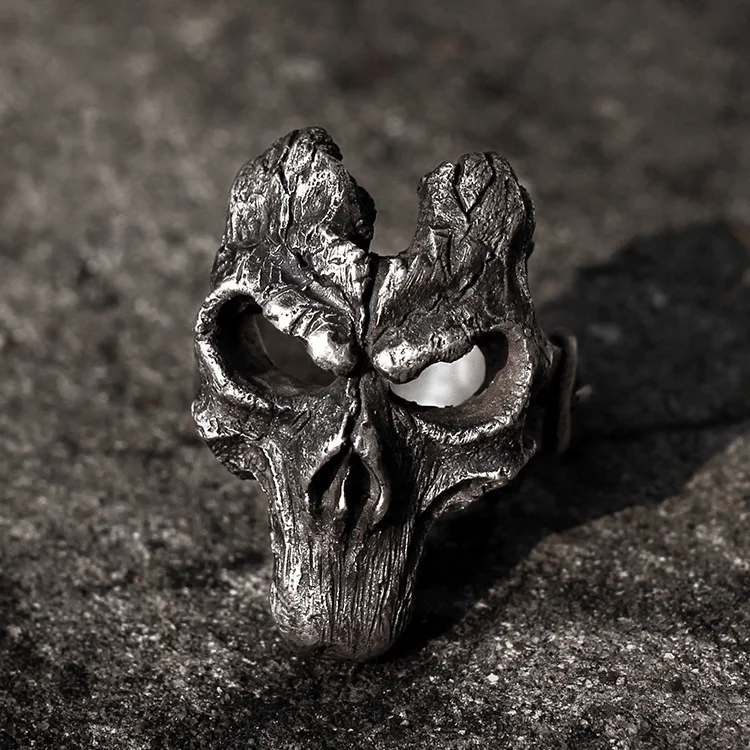 God Of War Skull Sterling Silver Darksiders Ring