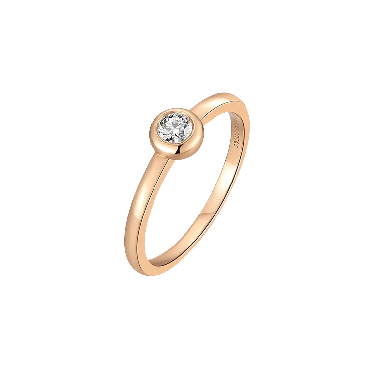 Bezel ring 0.2ct