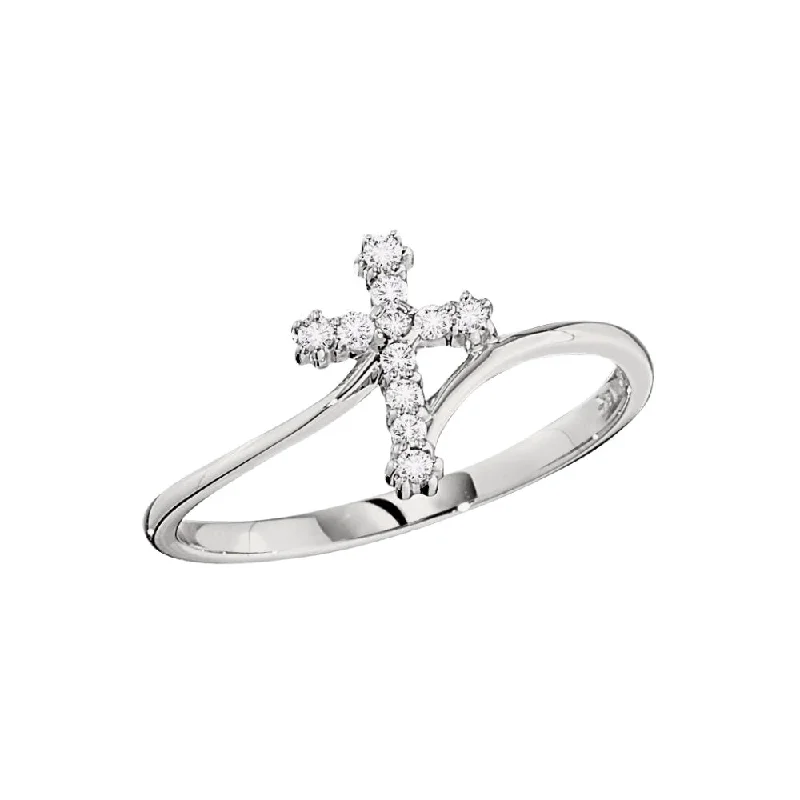 Diamond Cross Ring