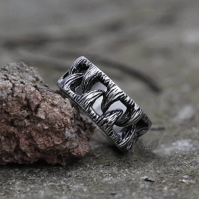 Monster Teeth Stainless Steel Beast Ring