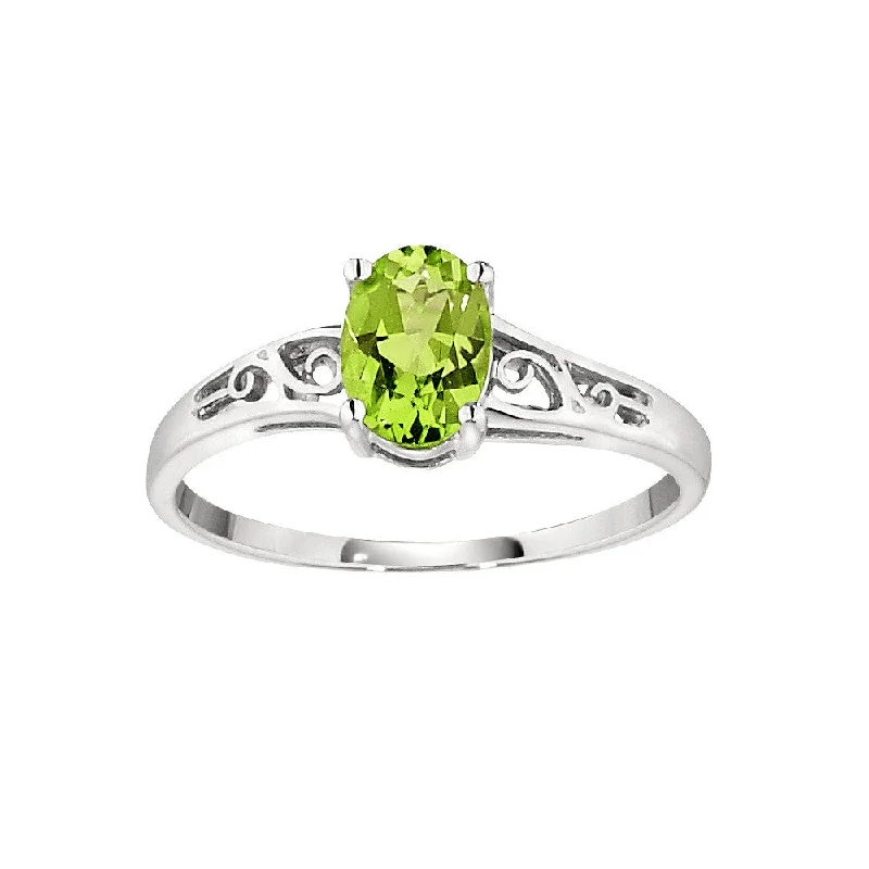 Vintage Filigree Peridot Ring