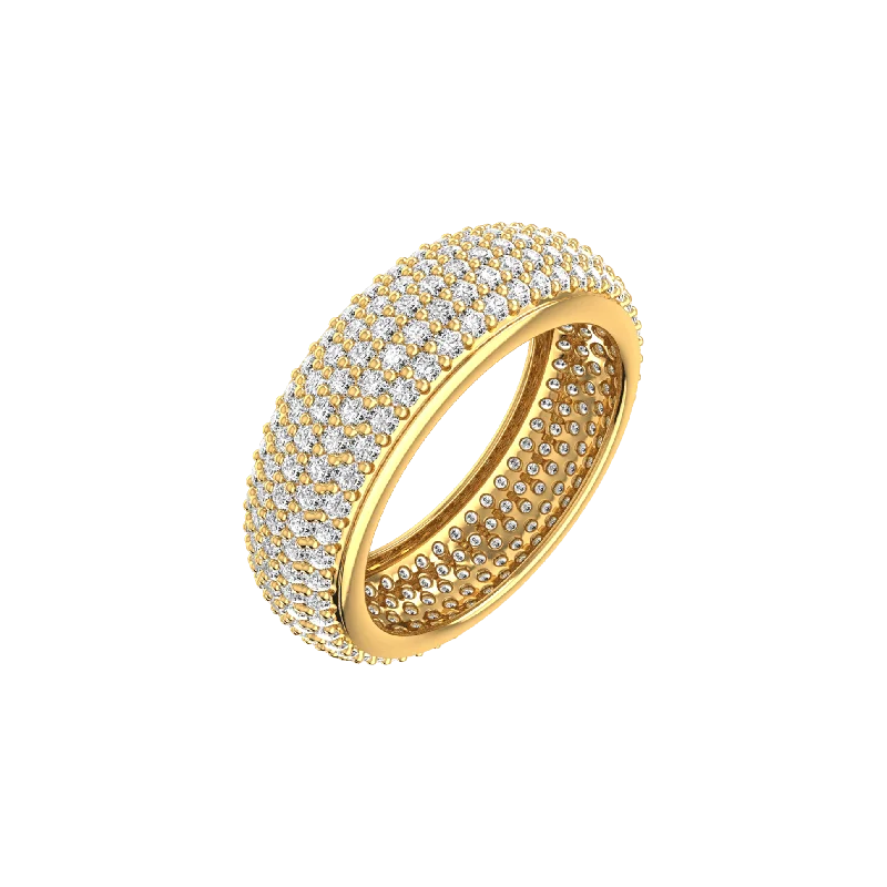 Grand pave ring