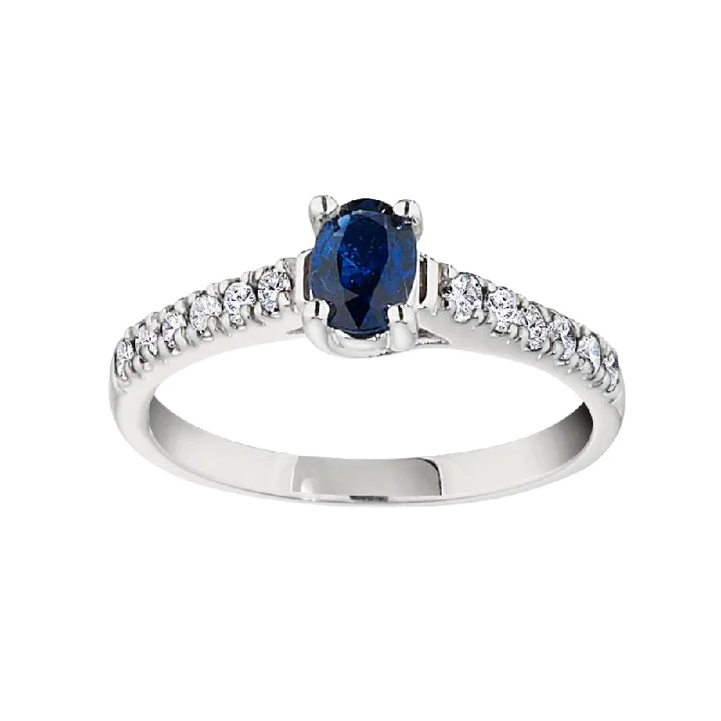 Sapphire and Diamond Ring