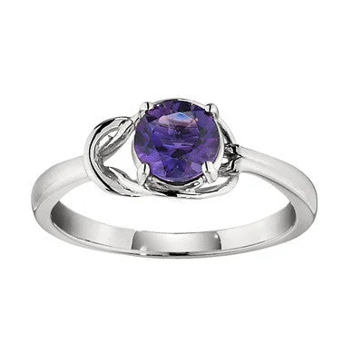 Knot Amethyst Ring