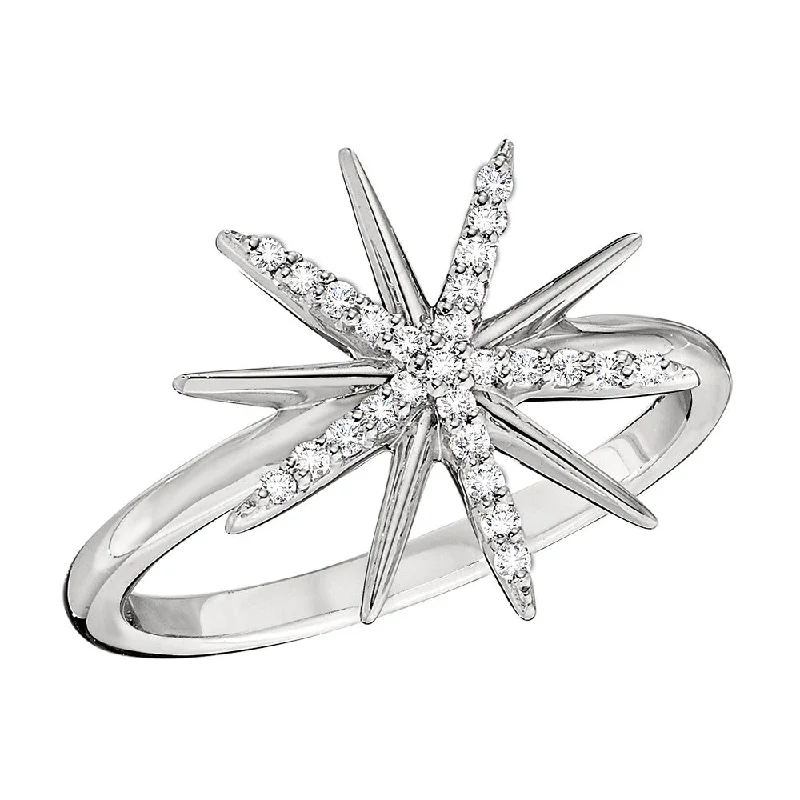 Starburst Diamond Ring