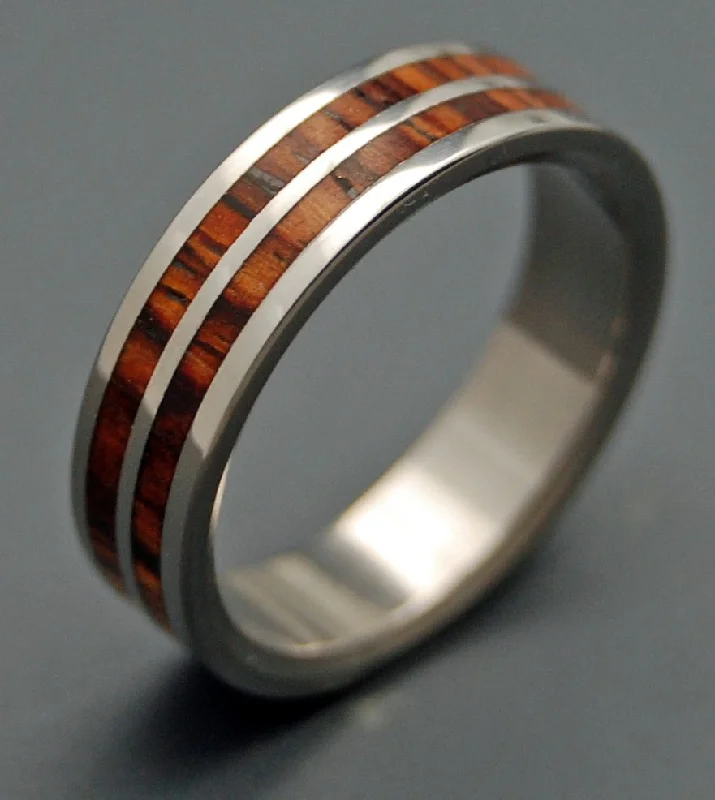 By My Side | Men's Wood & Titanium Wedding Ring