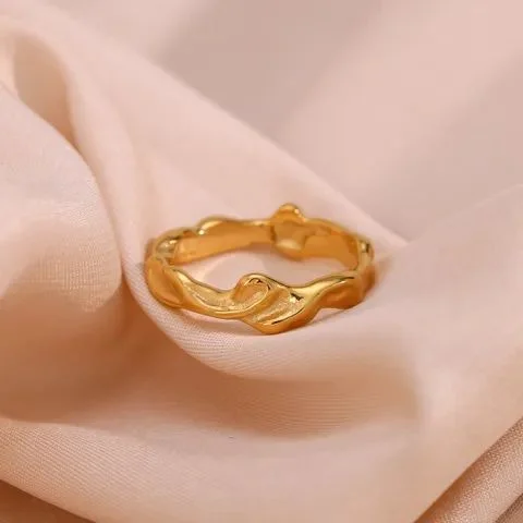 Wholesale Gold Plated Stainless Steel Rings