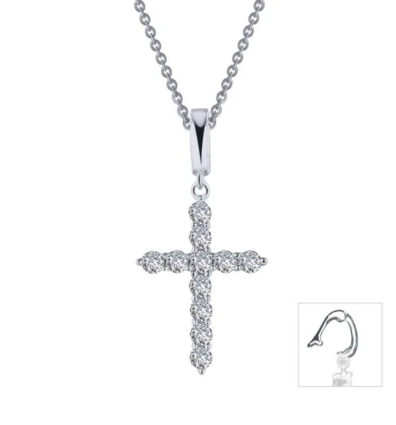 0.55 CTW Cross Pendant Necklace