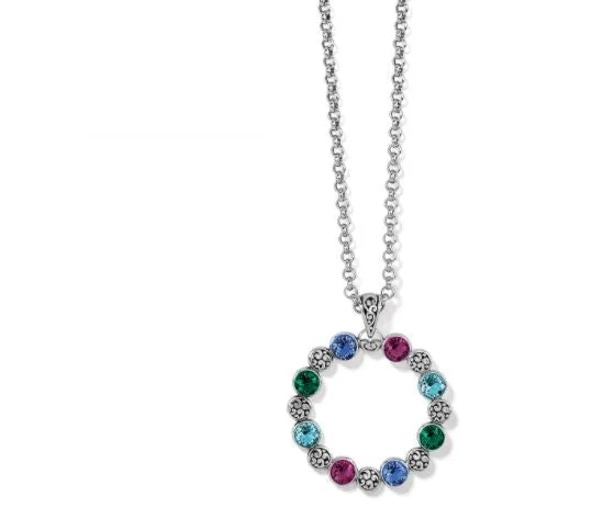 Elora Gems Circle Necklace