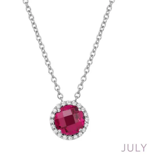 July Birthstone Necklace