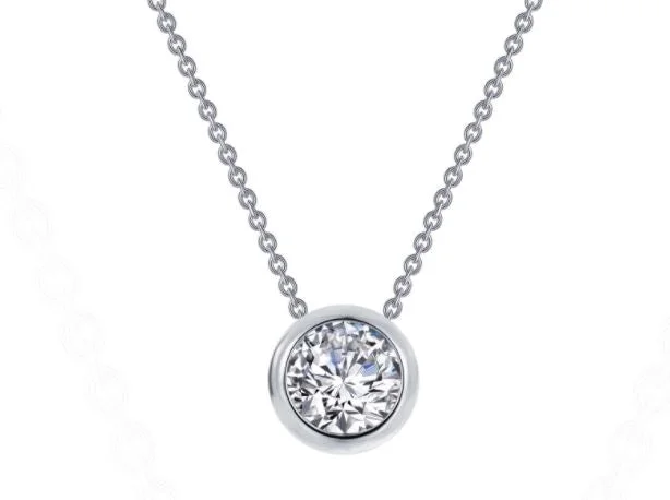 Solitaire Slider Necklace