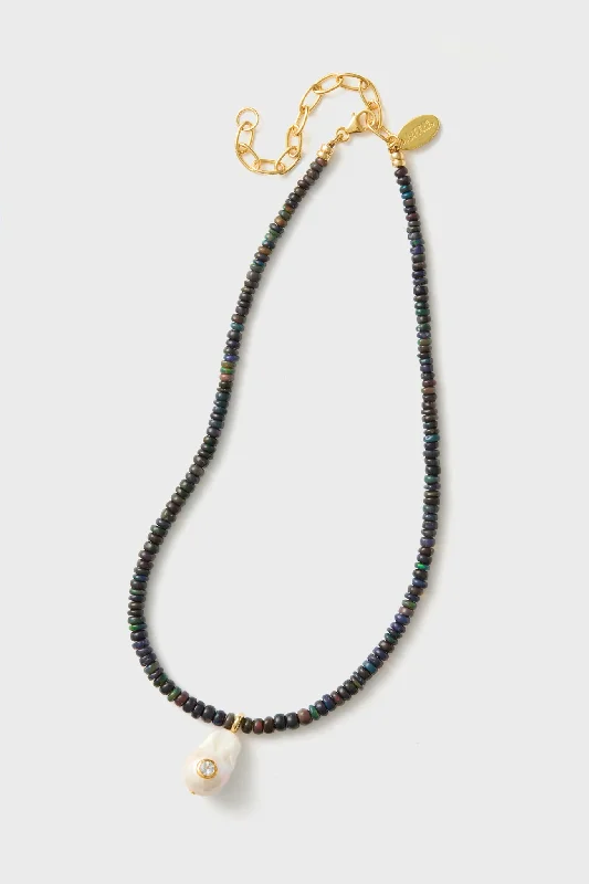 Black Opal Castillo Necklace