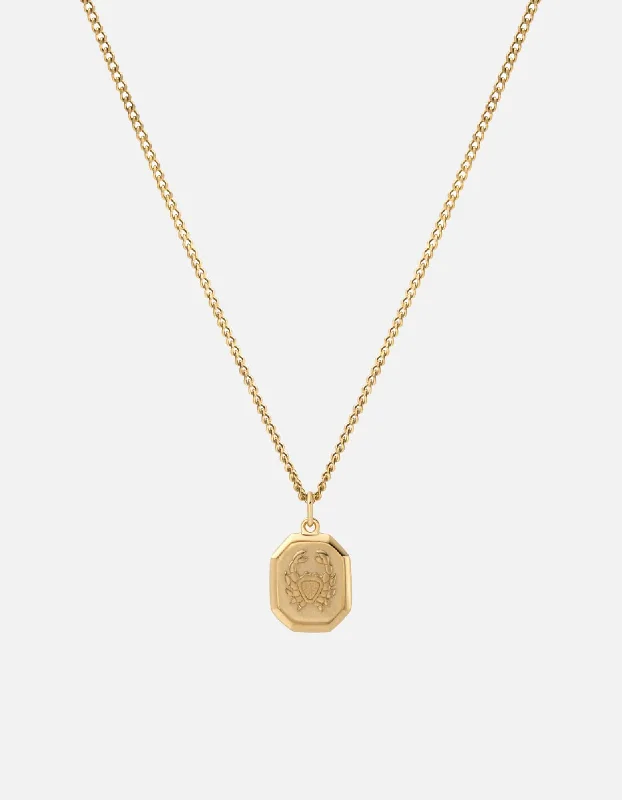 Cancer Nyle Necklace, Gold Vermeil