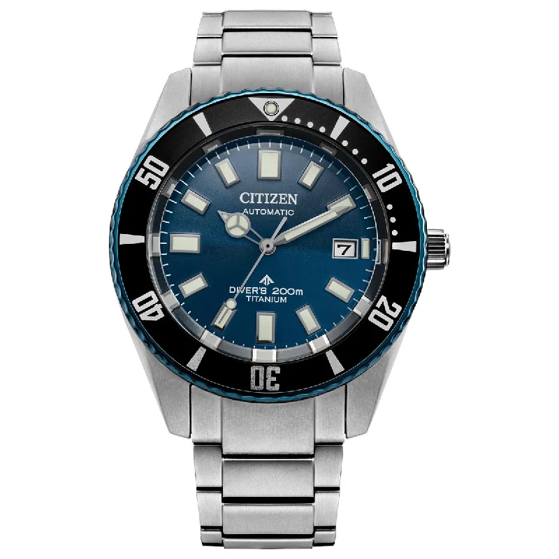 Citizen Promaster Fujitsubo Limited Edition Mens Watch with Blue Dial and Super Titanium™ Bracelet (automatic Movement)