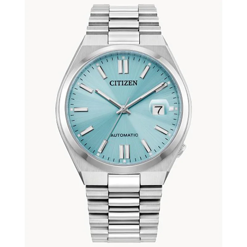 Citizen Tsuyosa Watch with Blue Dial and Stainless Steel Bracelet (automatic movement)