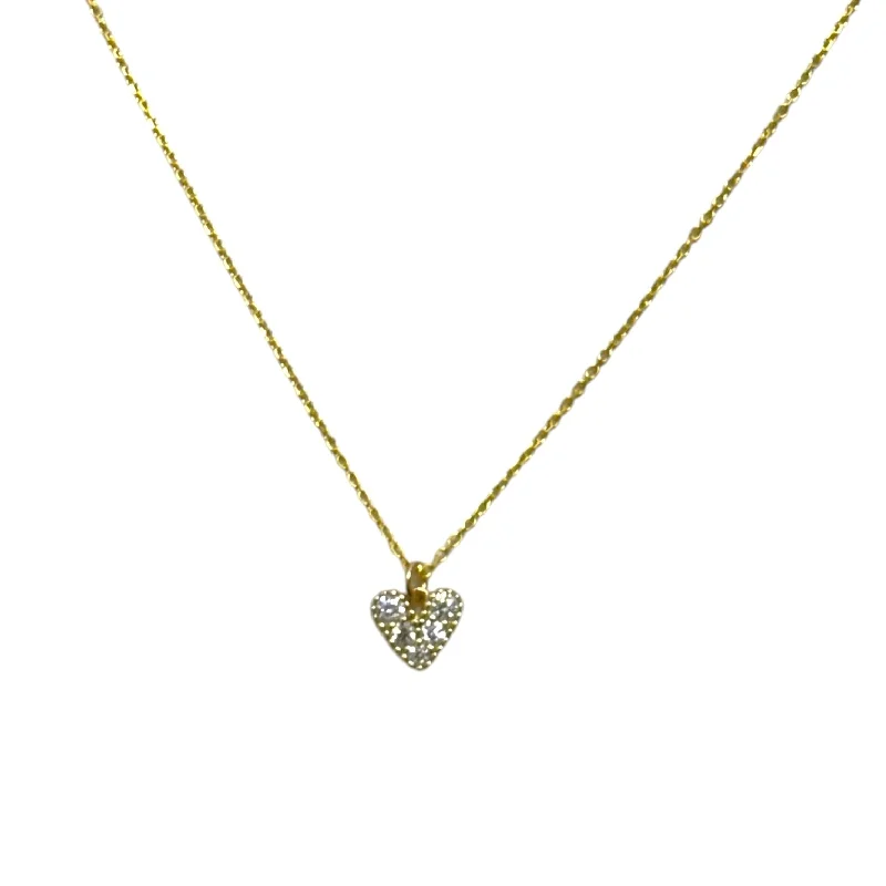 CZ Baby Heart Necklace