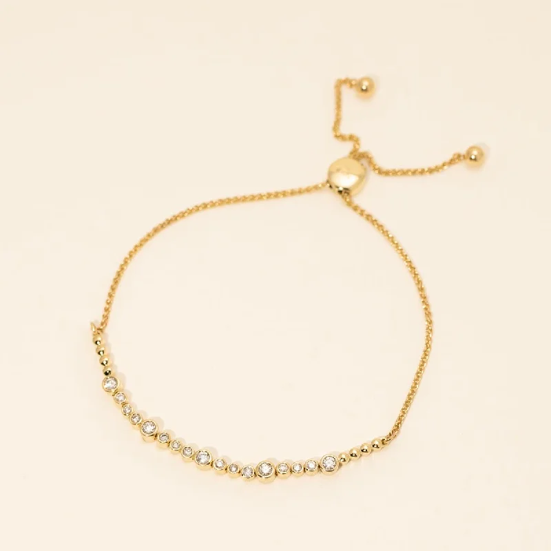 Diamond Bezel Bolo Bracelet in 14kt Yellow Gold (1/2ct tw)