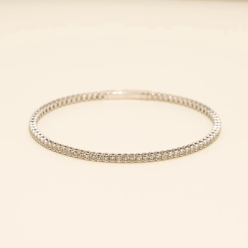 Diamond Flex Bracelet in 14kt White Gold (7/8ct tw)