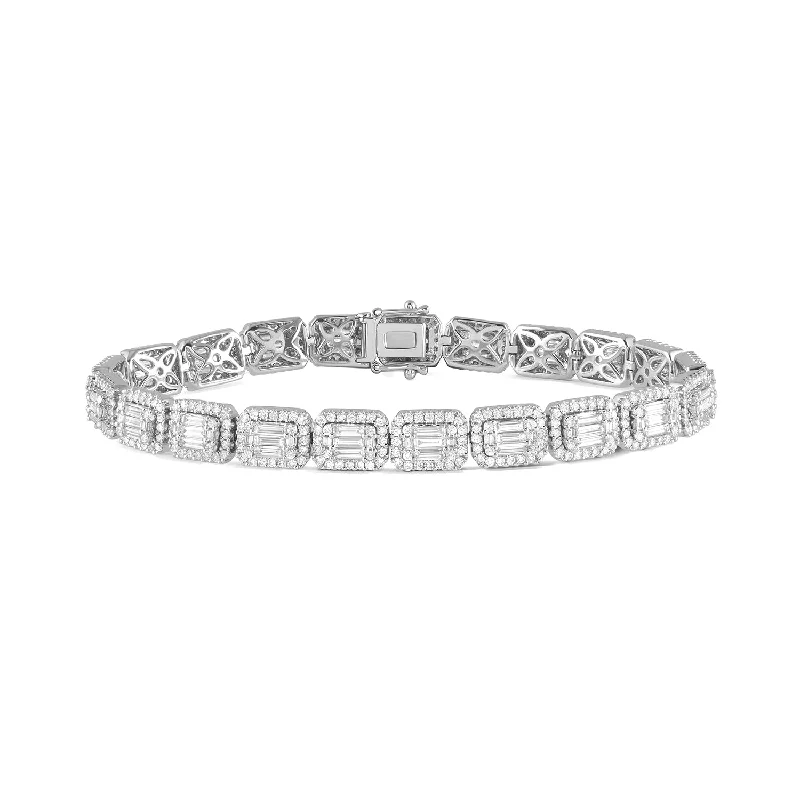 Empress Baguette Tennis Bracelet