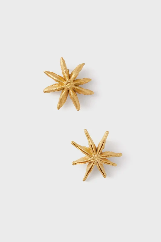 Gold Anise Studs