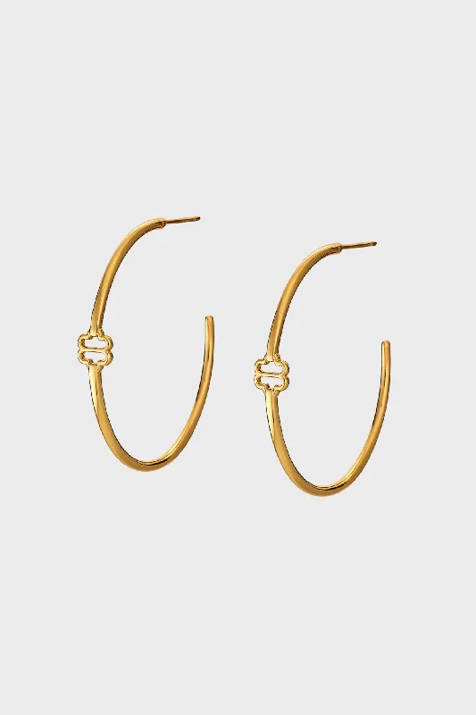 Gold Calliopi Hoop