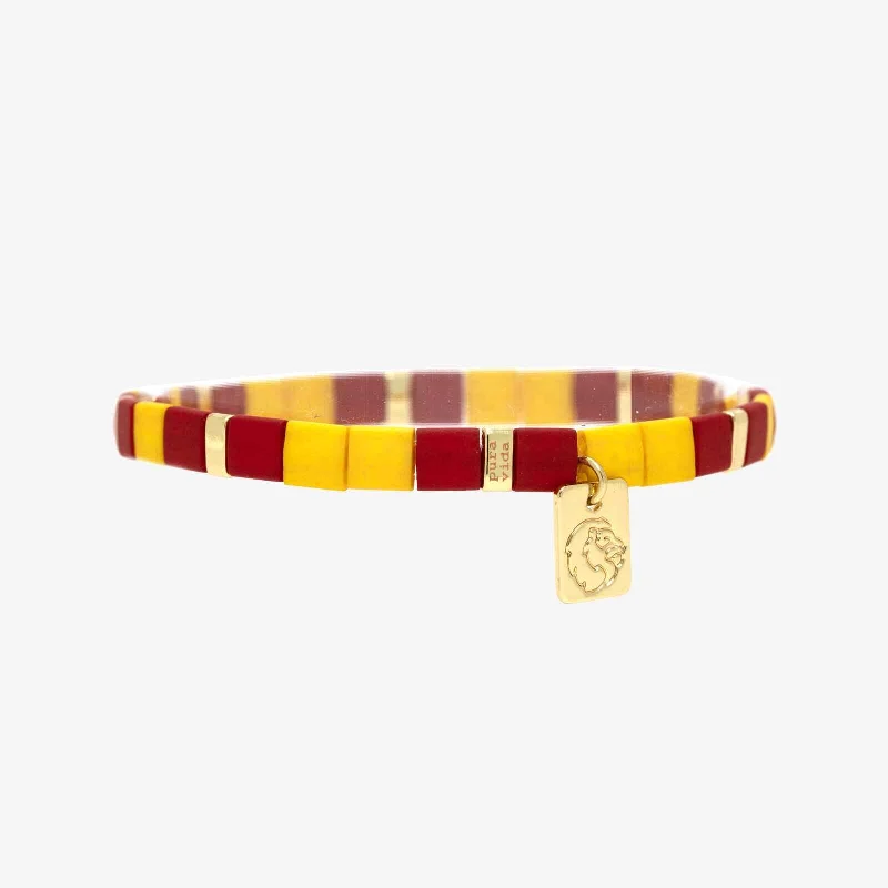 Gryffindor™ Tile Bead Stretch Bracelet