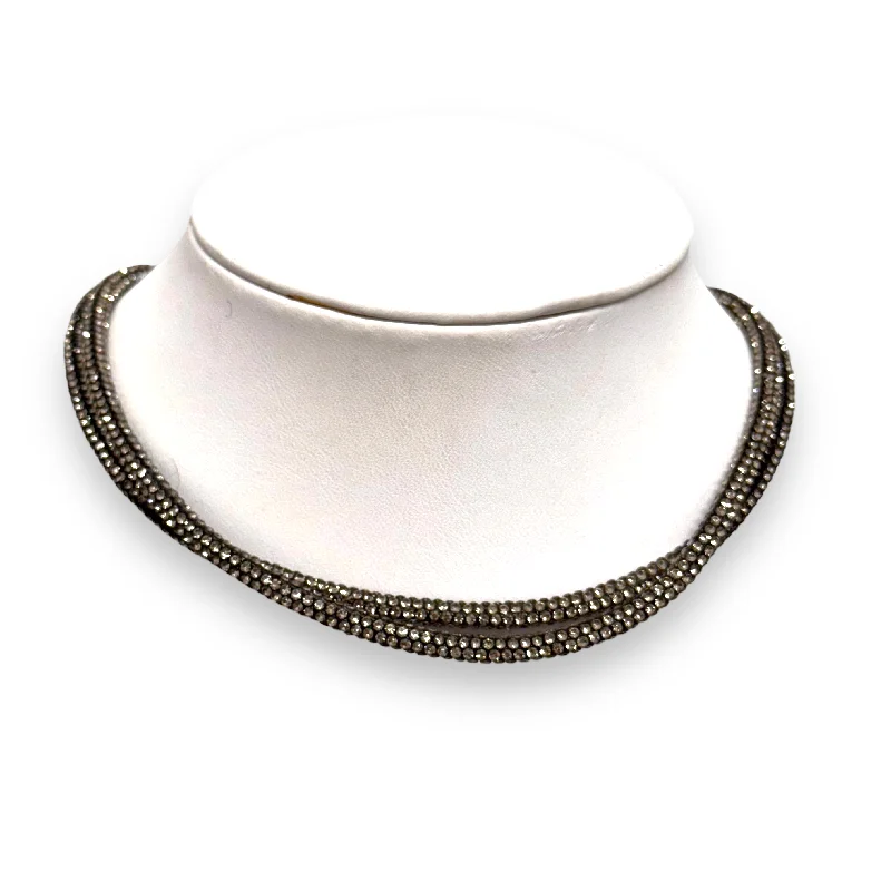 Italian Handmade Two Strand Cashmere Choker