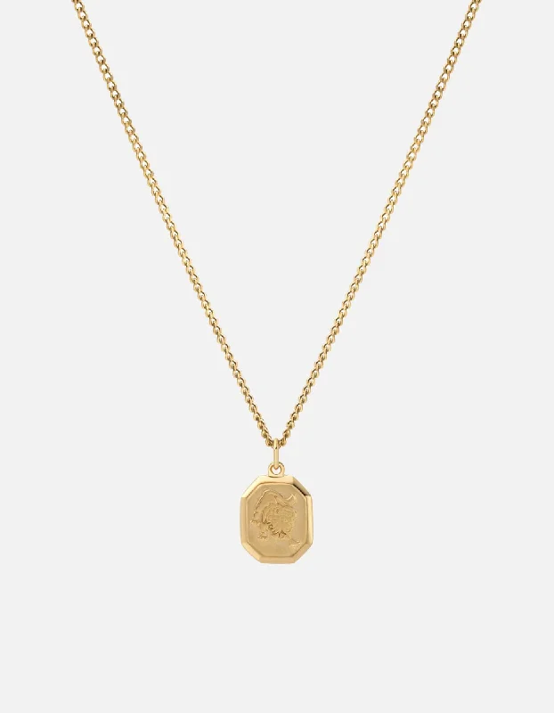 Leo Nyle Necklace, Gold Vermeil