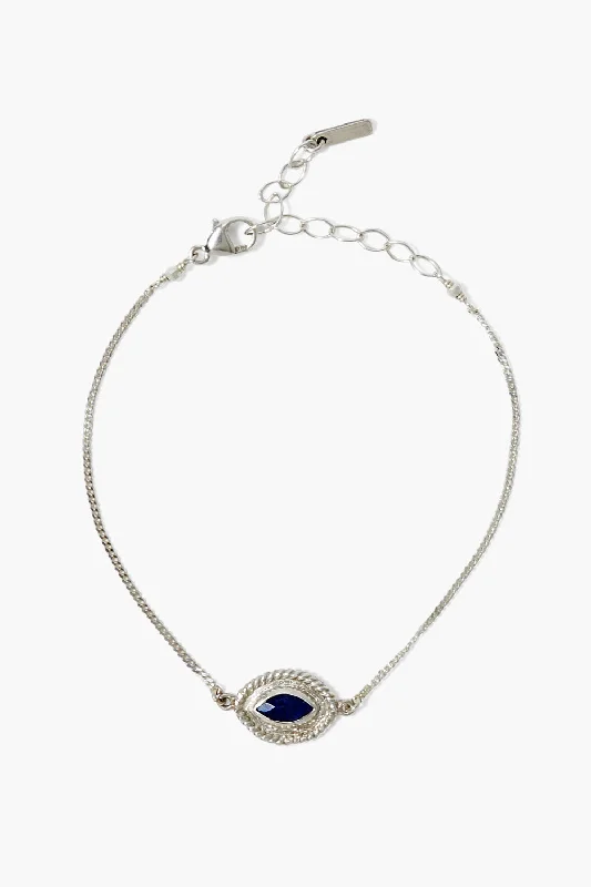 Mariya Evil Eye Bracelet Lapis