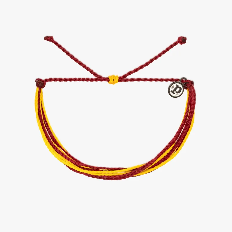 Maroon & Yellow Bracelet