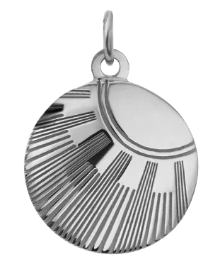 Meridian Pendant, Sterling Silver