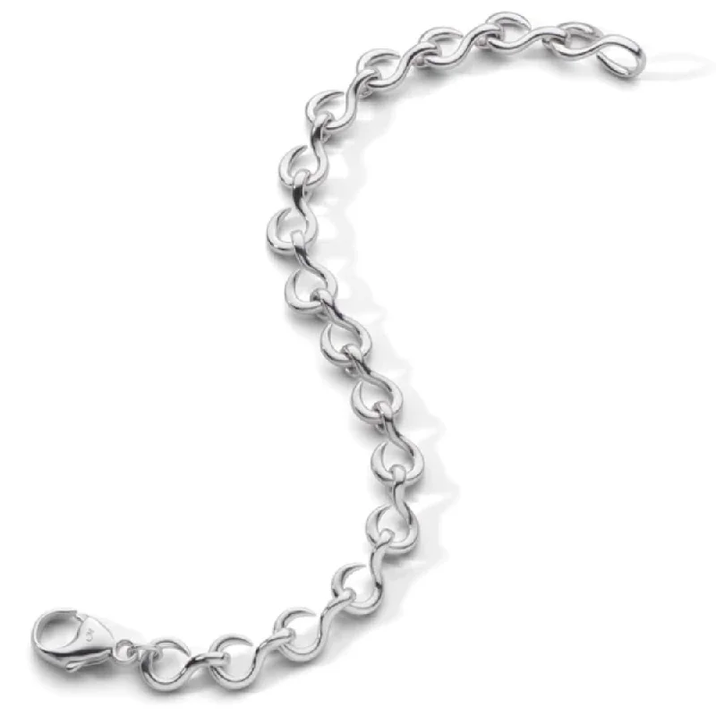 MRK "The Twist" Sterling Silver Petite Infinity Bracelet