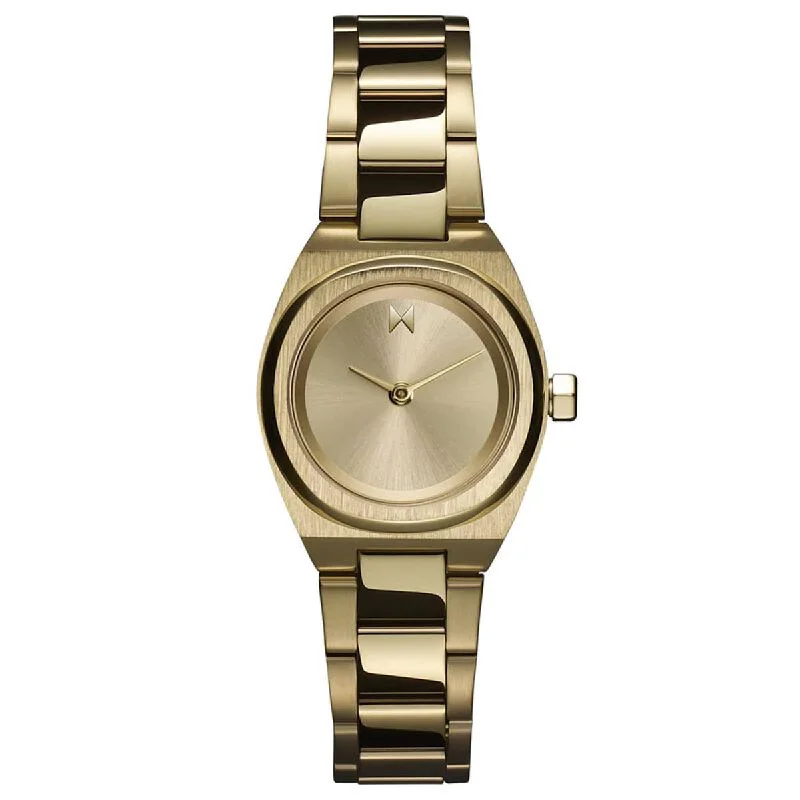 MVMT Odyssey II Womens Watch with Gold Toned Dial and Ion Plated Gold Tone Stainless Steel Bracelet (automatic movement)