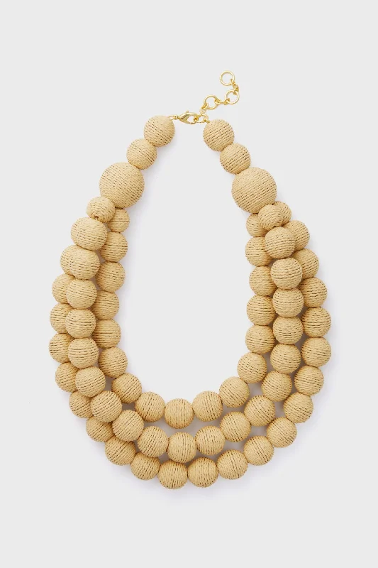 Raffia Emma Layered Necklace